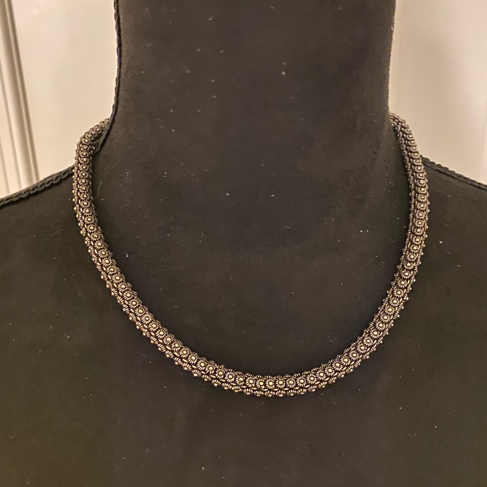 One of a kind custom designed 925 Solid Sterling Silver Necklace
